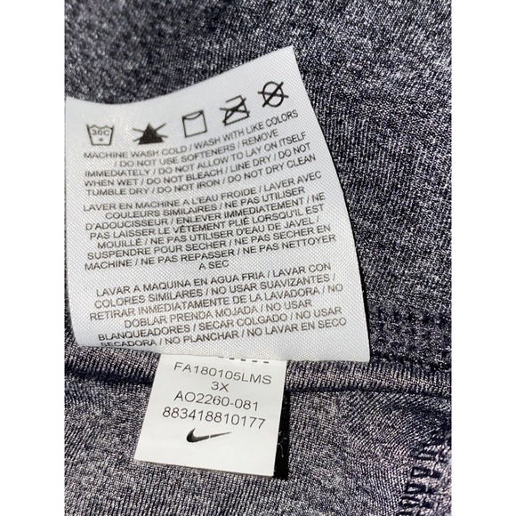 Nike One‎ Dri Fit Legend 2.0 Leggings High Rise Athleisure Gym Workout Women 3X - Picture 5 of 7